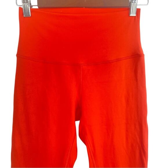LULULEMON Align Nulu Leggings Orange Size 6 LW5CTCS‎ - Picture 2 of 6
